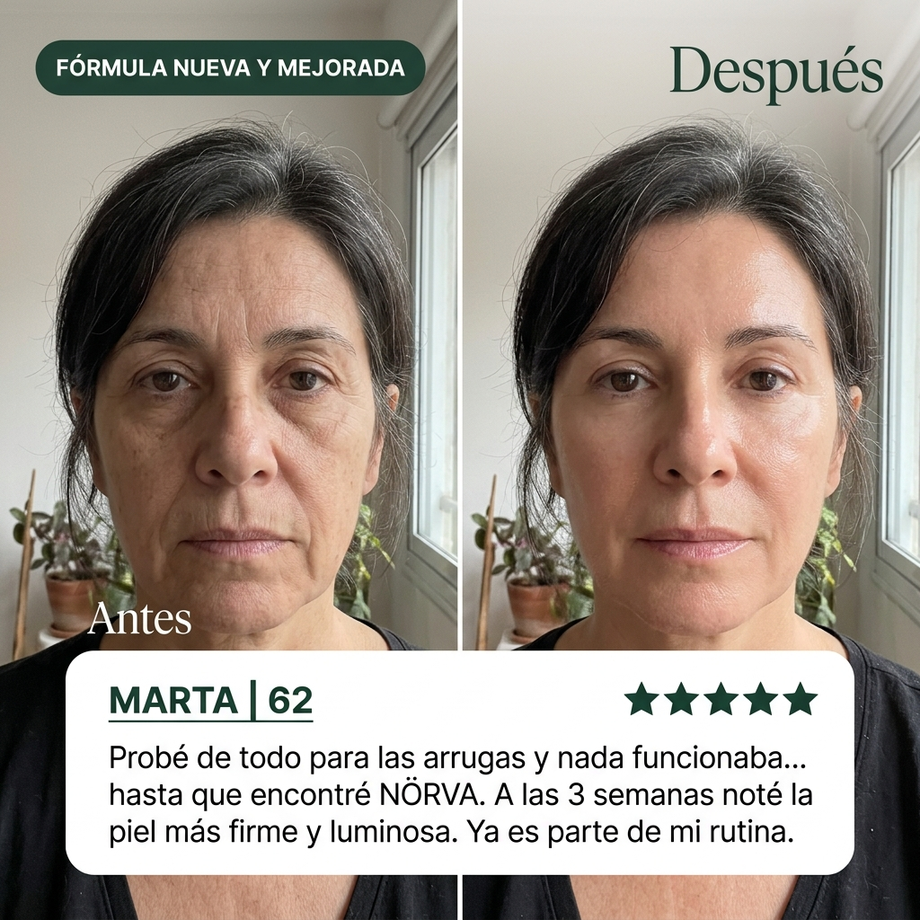 NÖRVA antes y después de rostro - reseña