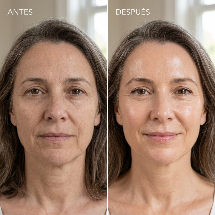 Foto antes y después de Beatriz O., 49