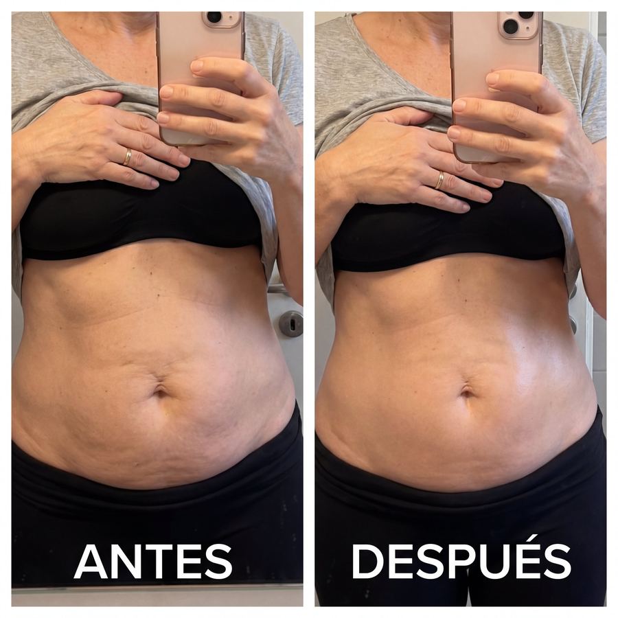 Foto antes y después de Margarita H., 58